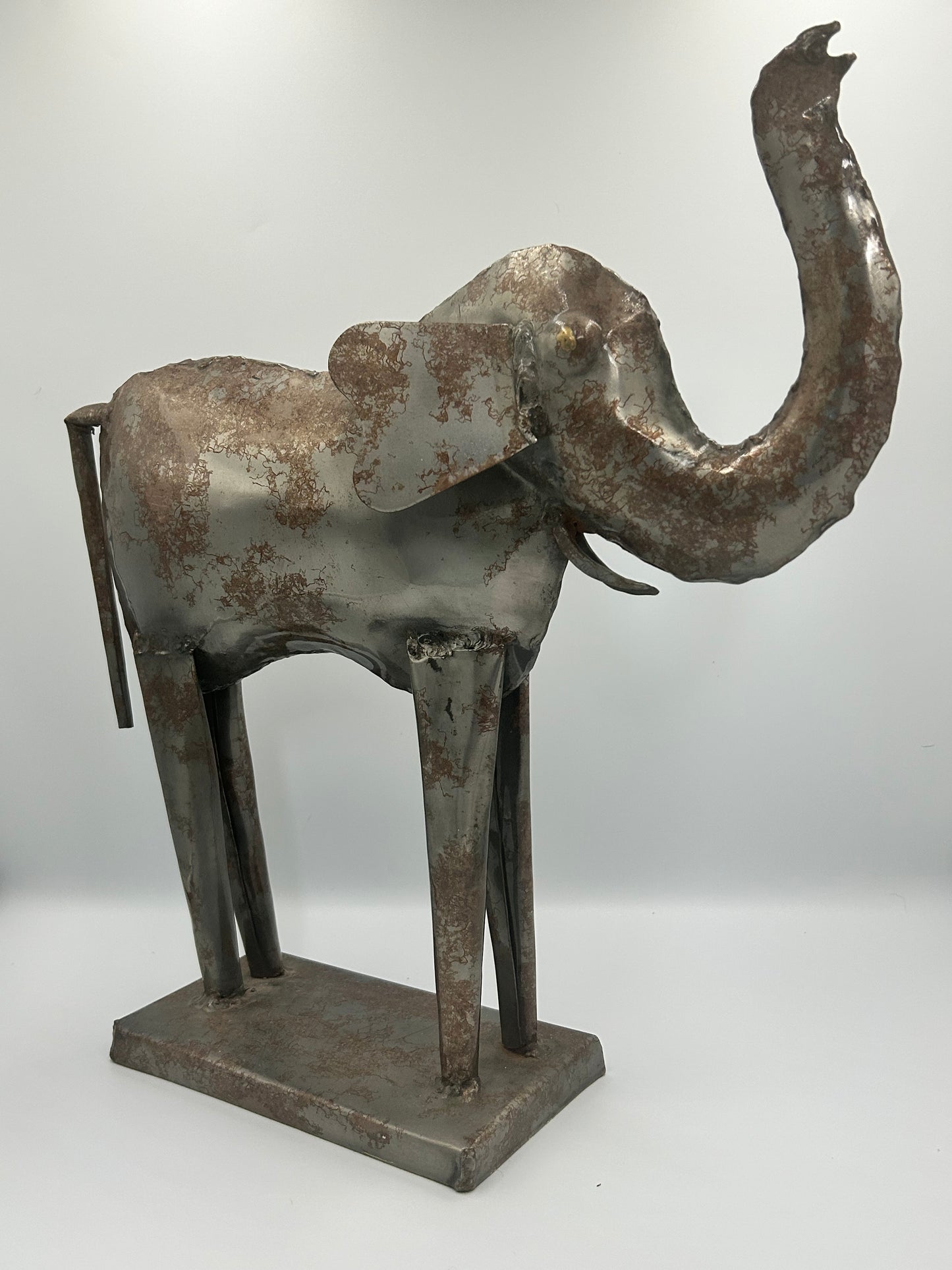 Metal Elephant Statue