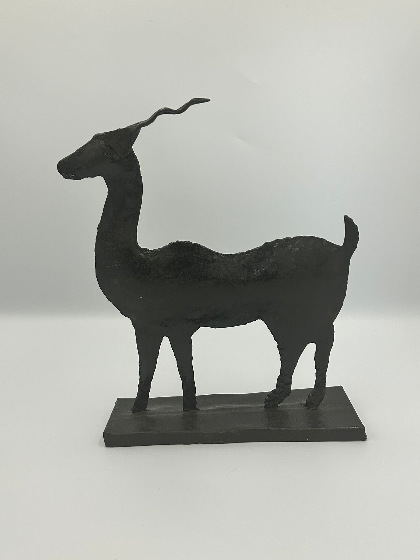 Rustic Welded Metal Antelope/Deer