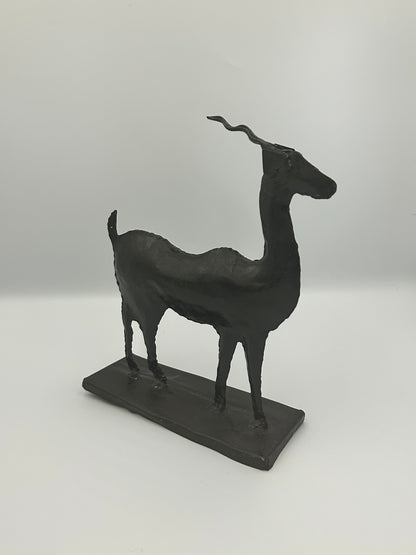 Rustic Welded Metal Antelope/Deer