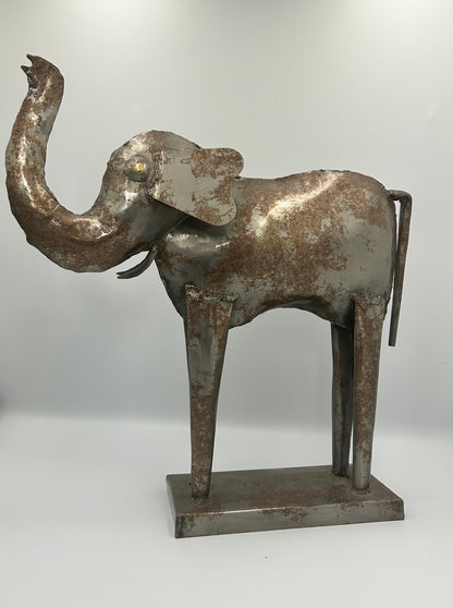 Metal Elephant Statue